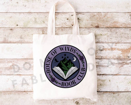 Fables and Fae - House of Wind ACOTAR Book Inspired Tote Bag
