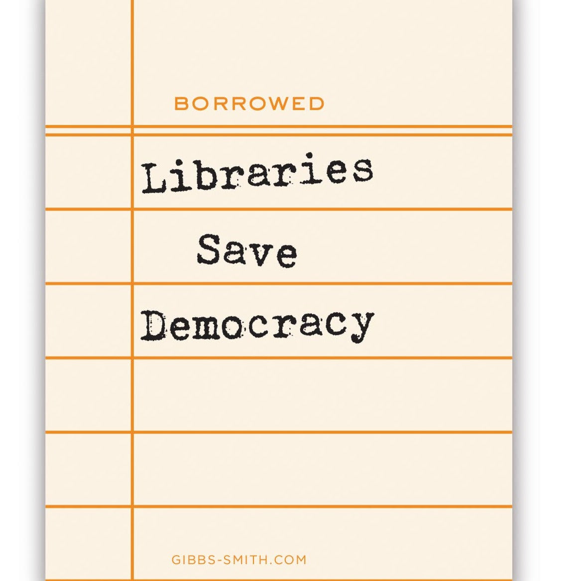 Libraries Save Democracy (Sticker)