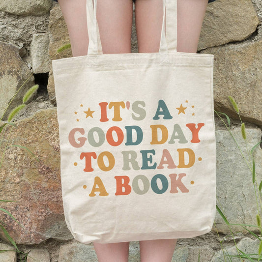 Caffeinated Creativz - Good Day To Read A Book Tote Bag