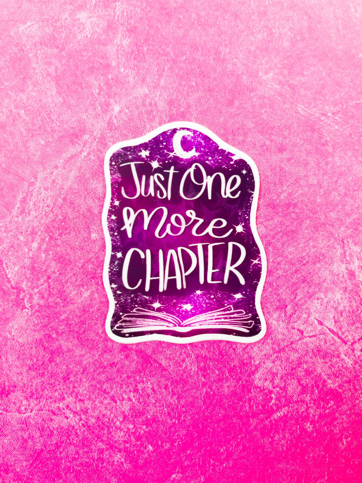 Emily Cromwell Designs - Just One More Chapter Celestial Vinyl Sticker: No packaging