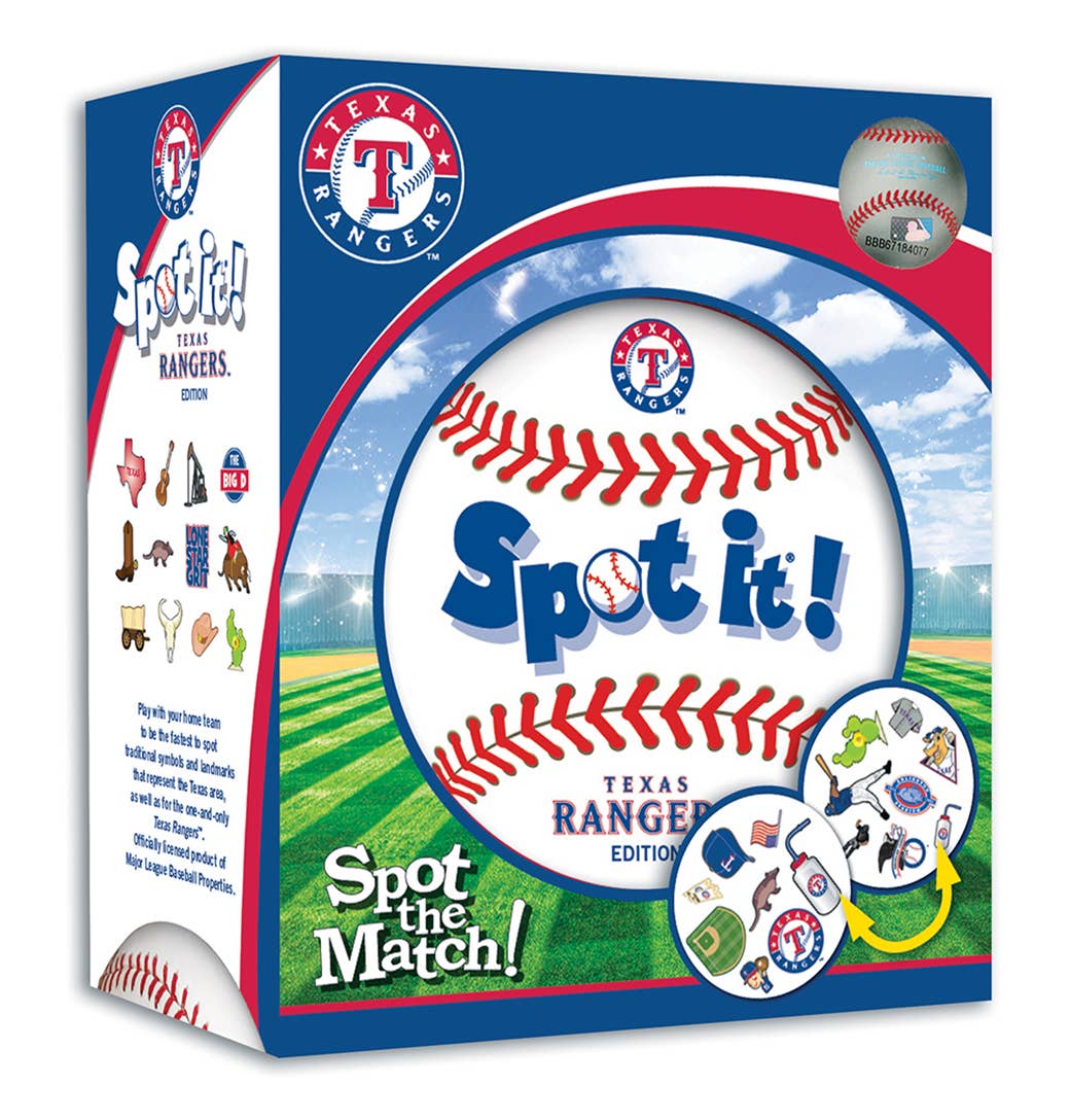 Texas Rangers MLB Spot It! Game