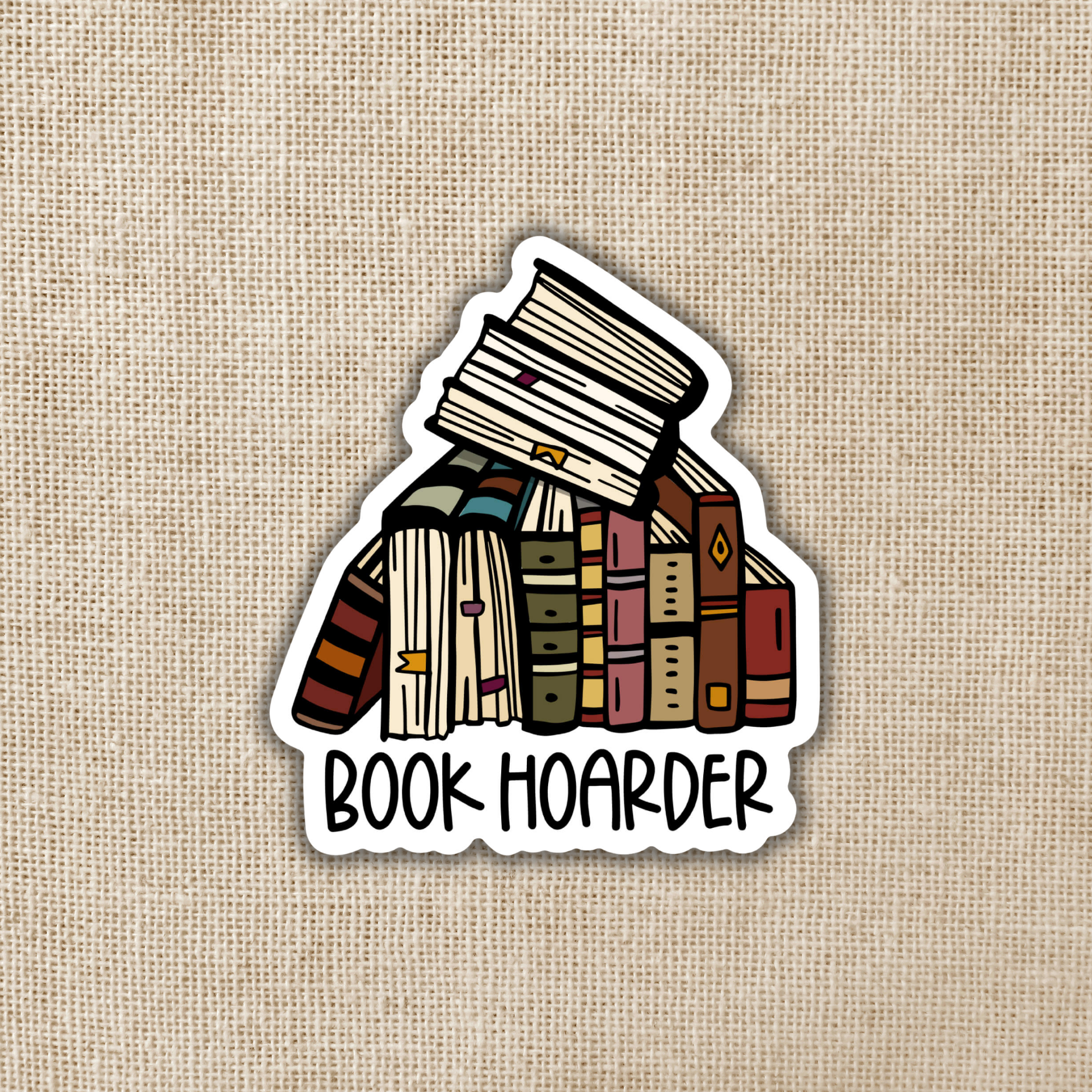 Wildly Enough - Book Hoarder Sticker