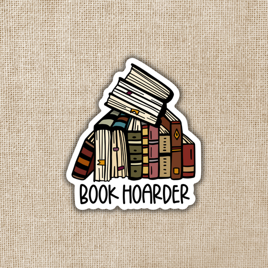 Wildly Enough - Book Hoarder Sticker