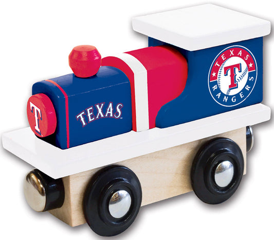Texas Rangers MLB Wood Train Engine