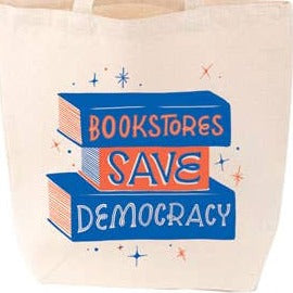 Gibbs Smith - Bookstores Save Democracy! Tote Bag